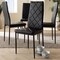 Baxton Studio Blaise Modern Black Faux Leather Upholstered Dining Chair, PK4 146-8781 - alternate 5